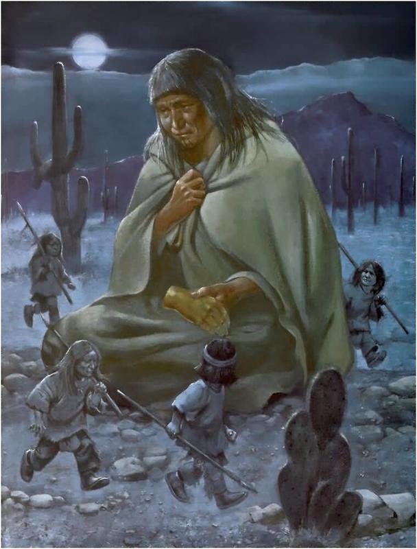美国原住民小矮人和佩德罗山木乃伊