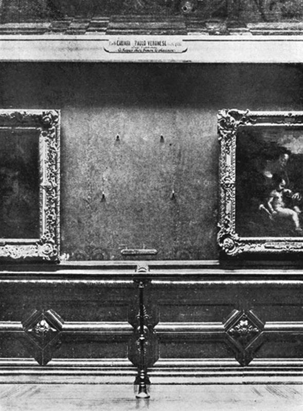 《蒙娜丽莎》被盗时：1911年的盗窃案使绘画界闻名于世
