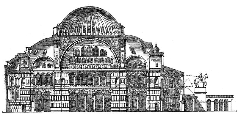 伊斯坦布尔的圣索非亚大教堂：其建筑的历史