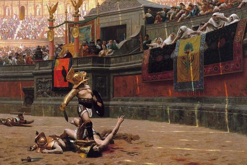 在古罗马看到女角斗士的方式